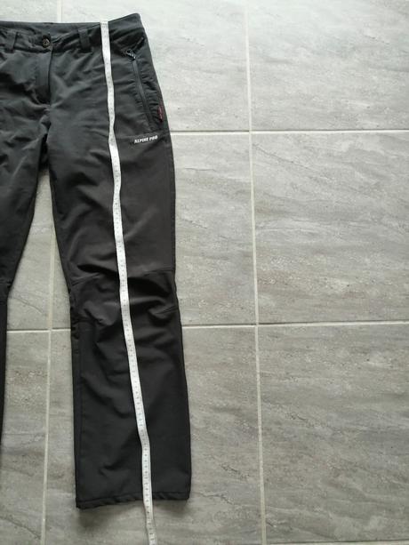 Čierne softshell nohavice alpinepro vm, alpine pro,m