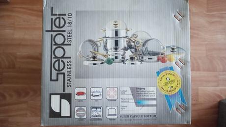 Hrnce seppter - 12 dielna sada hrncov, 