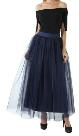 Tylova tutu sukňa dlhá rôzne farby, 34 - xxl