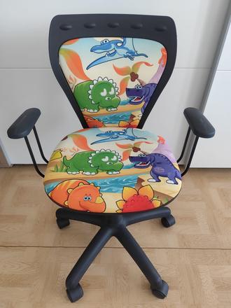 Detská otočna stolička dino, 