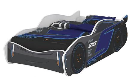 Detská posteľ auto zygzak storm 160x80, šírka (cm): 80,dĺžka (cm): 160