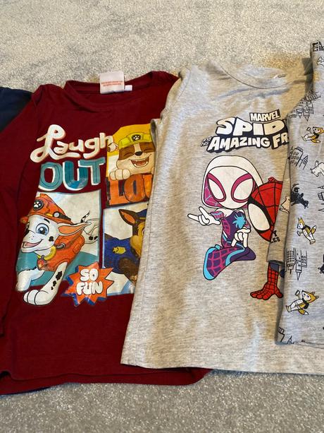 Detské trička dlhy rukáv, 110