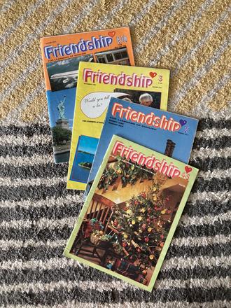 Staré časopisy friendship 4ks, 