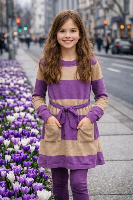 Úpletové šatky h&m 8-10rokov 134/140, h&m,134