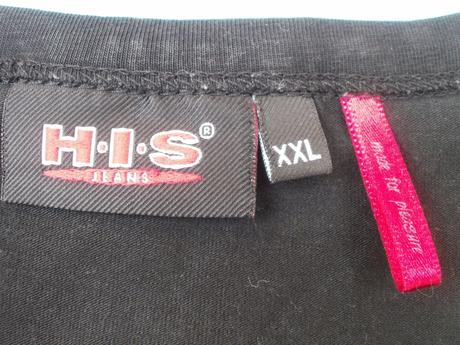 Čierne tričko h.i.s, xxl