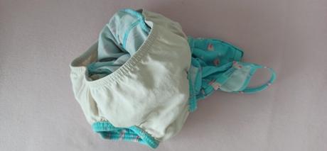 Plavky s čiapkou pre dievčatko, 80