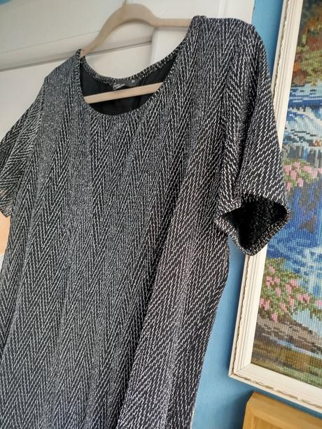 Elegantné trblietavé tričko- blúzka, xl