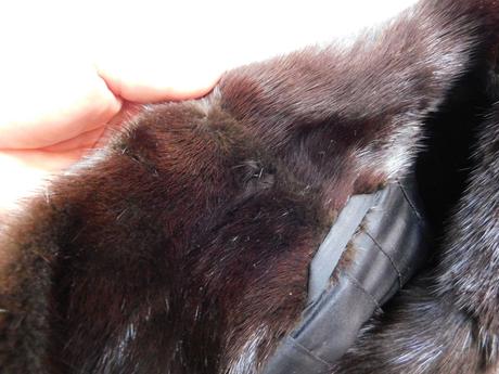 Velmi pekny norkovy kožuch, 46