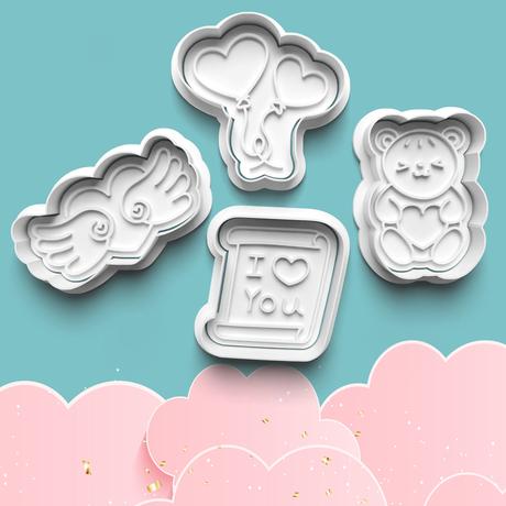 Vykrajovačky valentín a láska,