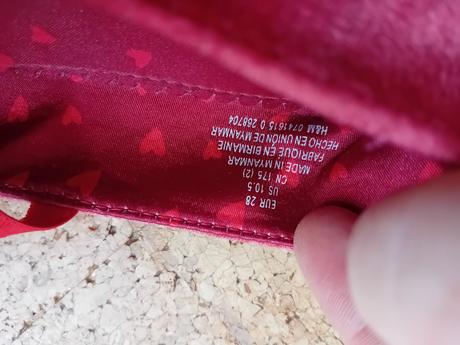 Červené črievičky/balerínky, h&m,28
