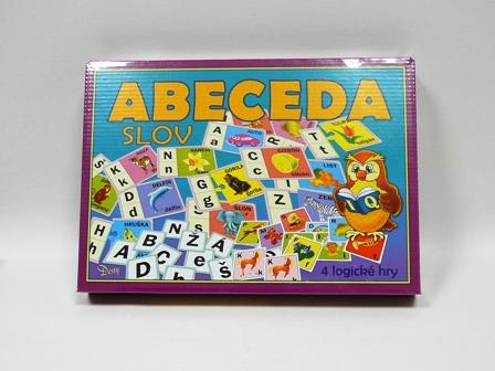 Spoločenská hra abeceda slov,