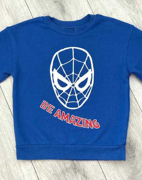 Spiderman mikina veľ. 122/128, h&m,128