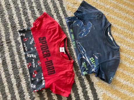 Tričká na dvor 122/128, h&m,122