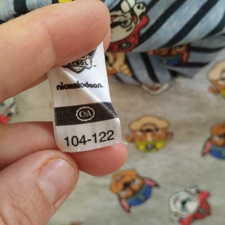 Čiapka a nákrčník labková patrola, h&m,104