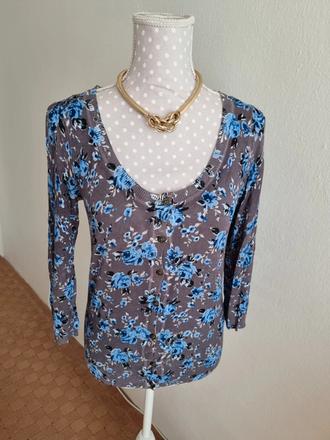 Modro sivý svetrík orsay veľ. s, orsay,s