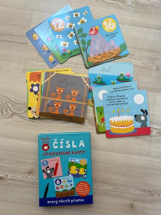 Čísla stierateľné karty,