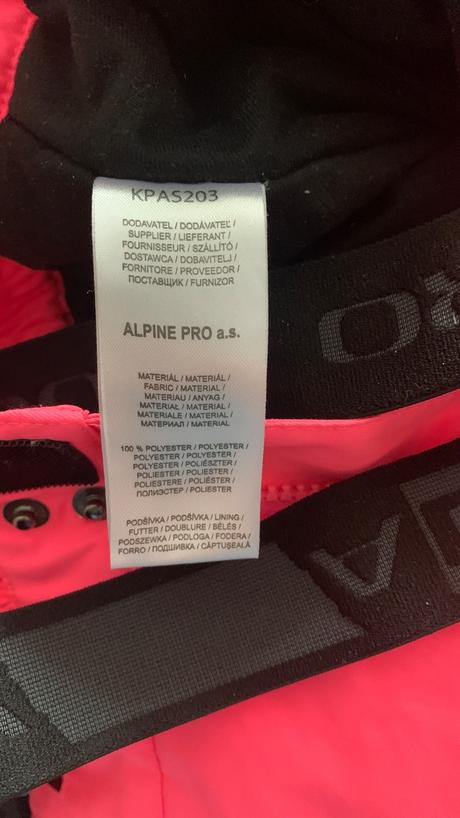 Lyžiarske nohavice alpinepro s membranou ptx, alpine pro,170