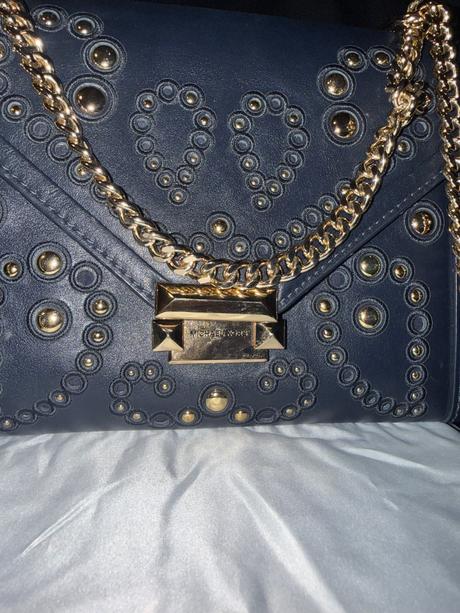 Crossbody michael kors modrá, michael kors