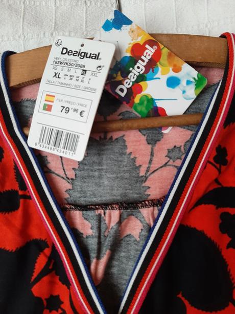 Letné šaty s podšívkou desigual, desigual,m