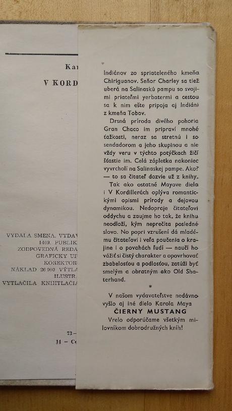 V kordillerách , karol may, 