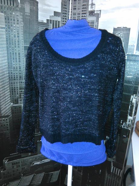 Čiernostrieborný svetrík tally weijl, tally weijl,s