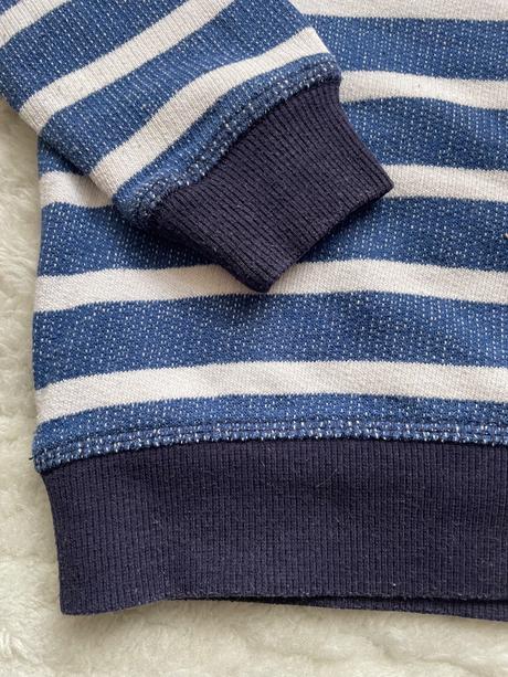 Bielomodra pasikava mikinka mini rebel, 86