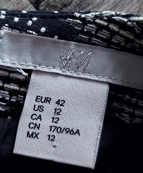 Vzorované elegantné šaty, h&m,42