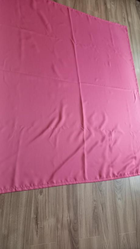 Ruźový záves 1 pár, 