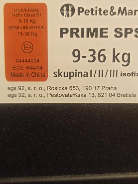 Autosedačka petite mars 9-36kg, petite&mars