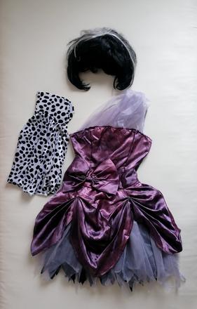 Zlá kráľovná / čarodejnica-exkluz. kostým 140-152,