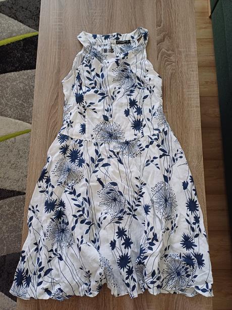 Bielo-modré šaty, s