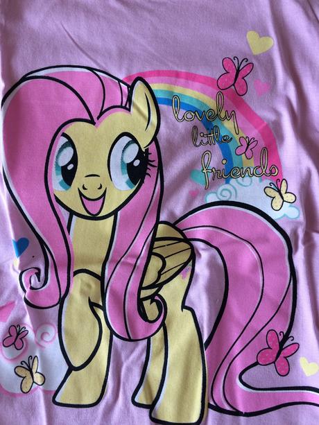 Dievčenské tričko my little ponny - fialové., hasbro,104