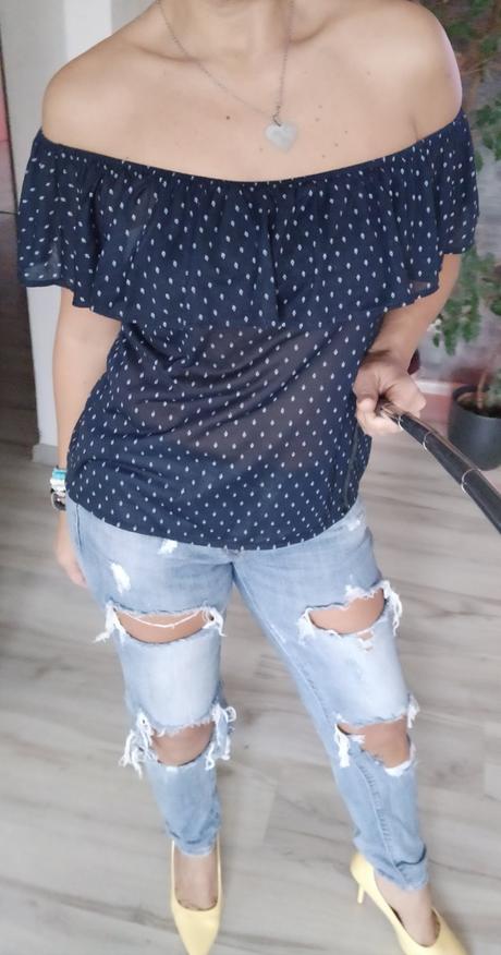 Tričko, tunika, h&m,s