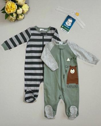 Gerber chlapčenské dupačky 2ks súprava, gerber,62