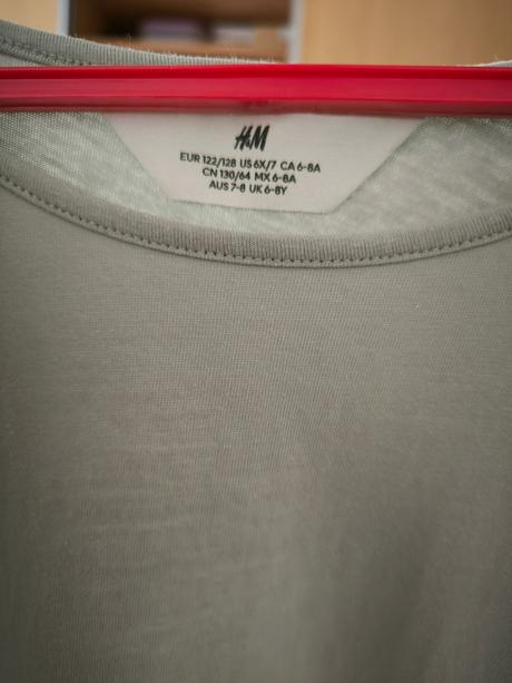 Kvetované šaty, h&m,128