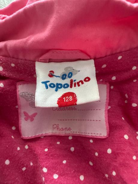 Prechodná bunda, topolino,128