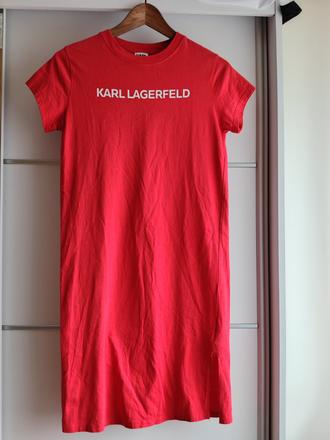 Karl lagerfeld originál bavlnené šaty, xs