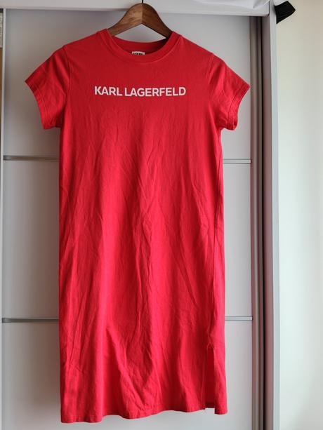 Karl lagerfeld originál bavlnené šaty, xs