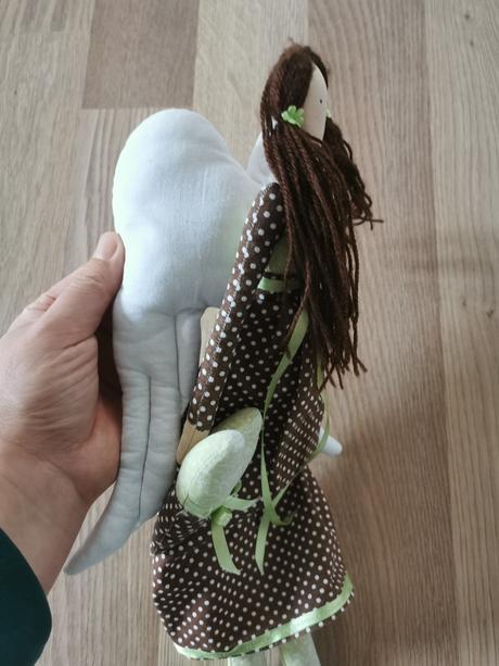 Látková bábika-anjel, 