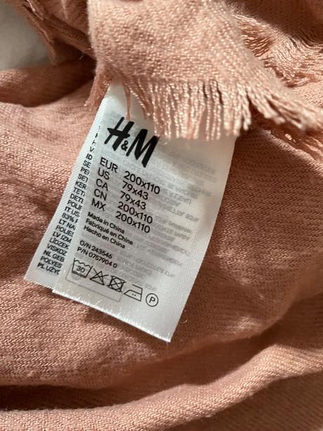 Dlhy šál, h&m,110