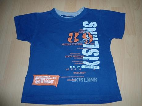 Tmavomodre chlapcenske tricko, 128