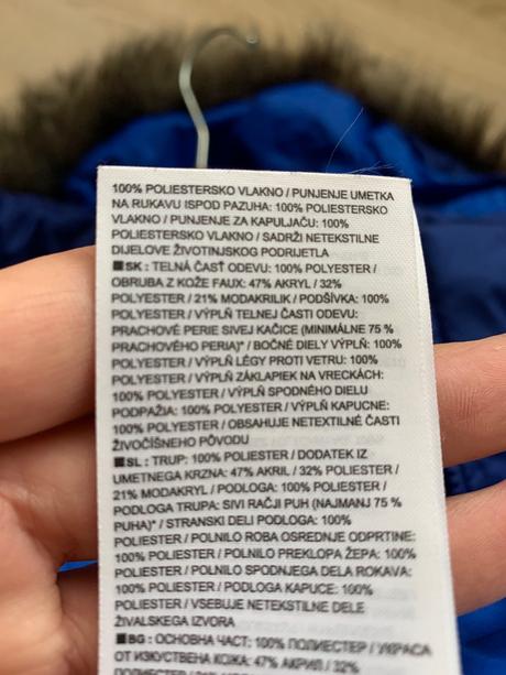 Damska perova bunda, nike,m