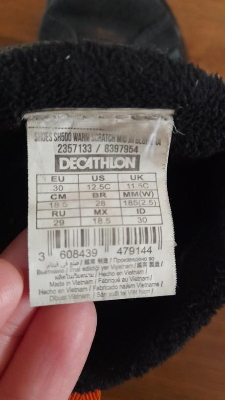 Zimne topanky, quechua,30