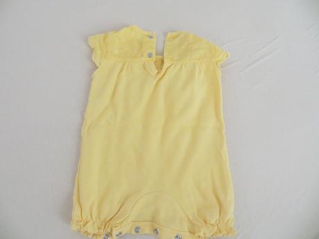 Žlté body bez rukávov v dolnej časti kraťasy, f&f,62