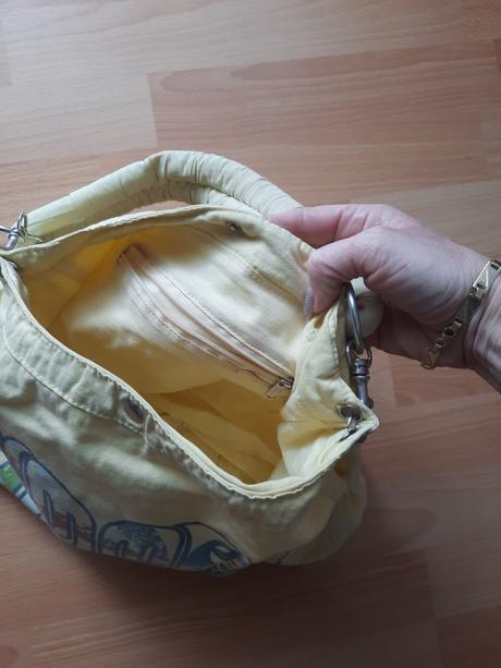 Dámska látková kabelka, 