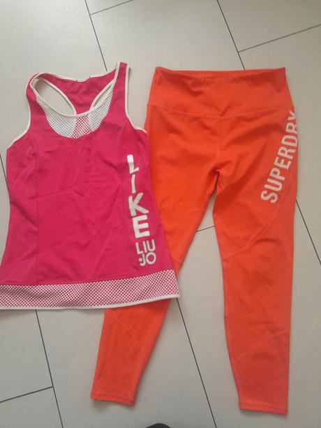 Superdry leginy plus liu jo, superdry,xs
