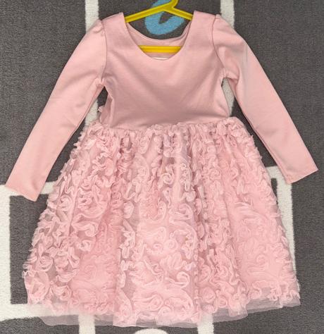 Šaty h&m ružové v.122/128 top stav, h&m,128