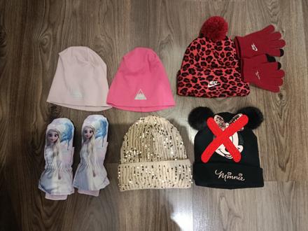 Čiapky, rukavice do č.134 - nové, h&m,128 / 134