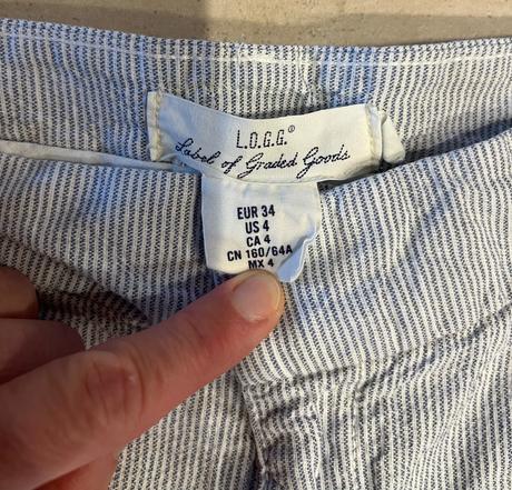 Kraťasy h&m, h&m,34