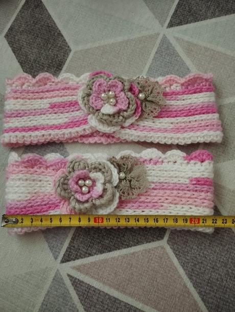 Pletené čelenky, 52